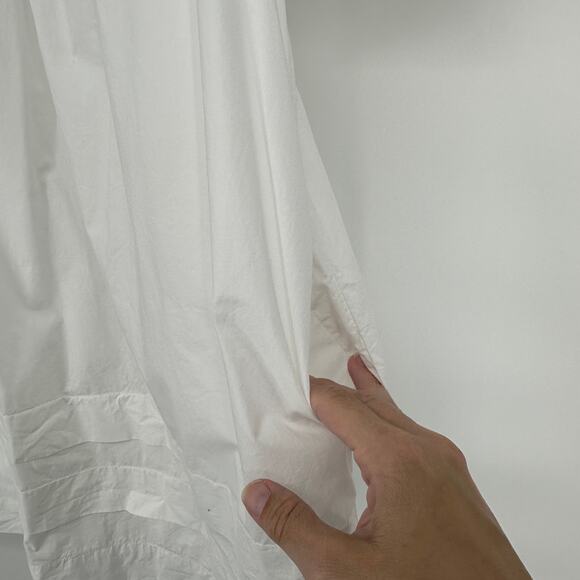 Madewell Nisha Cotton Poplin Square Neck Relaxed Pocket Womens Dress Medium - Picture 5 of 12